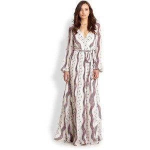Marchesa Voyage Maxi Wrap Dress